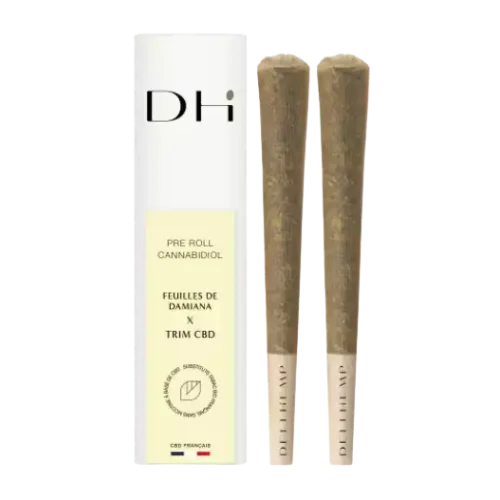 PRE ROLLS CBD DAMIANA + TRIM DE CBD - High CBD